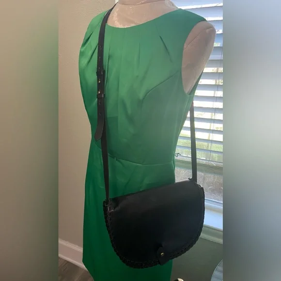 Madewell Black Leather Transport Saddle Crossbody Bag Shoulder Purse - Picture 16 of 16